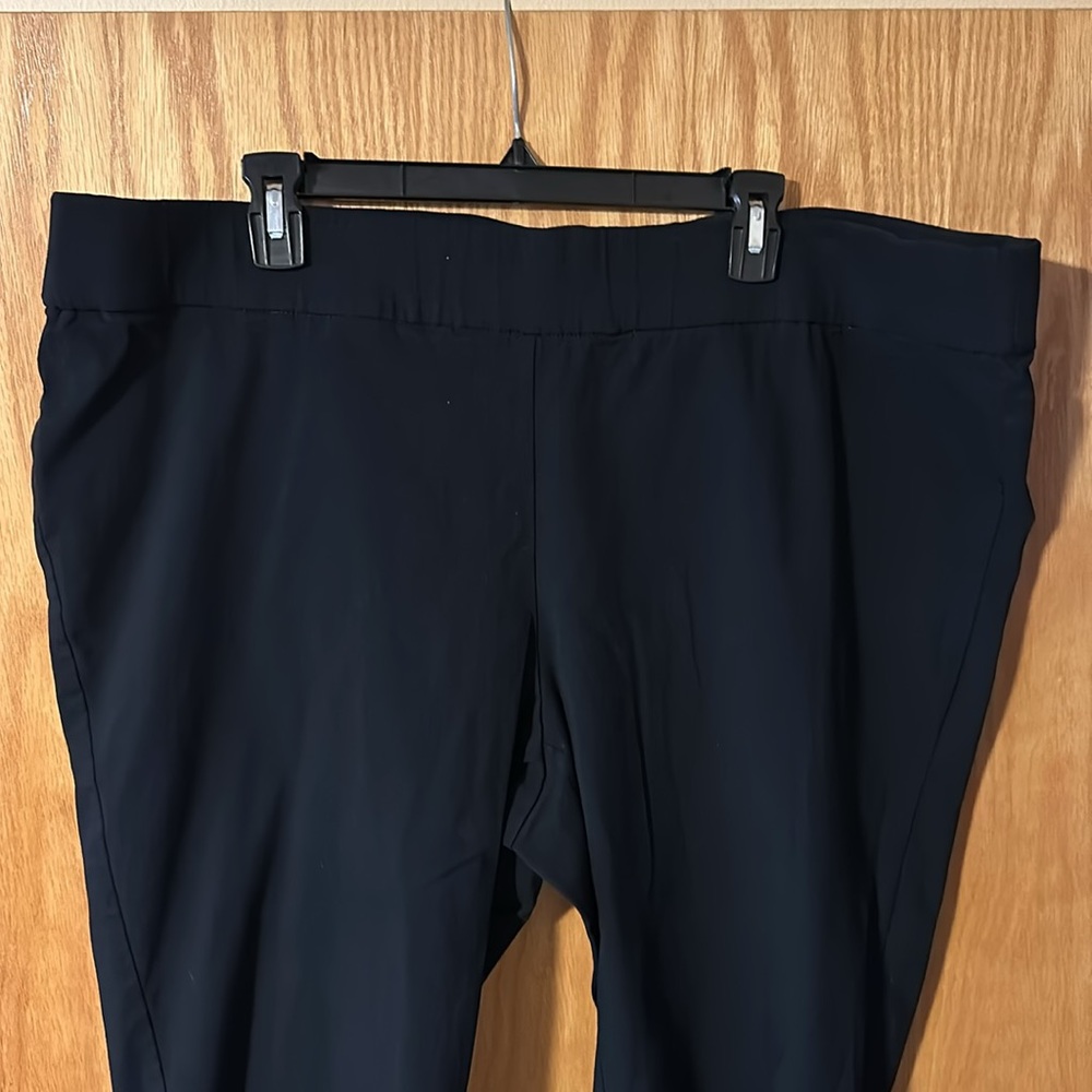 Apt 9 Essentials Women’s Black Crop Pants size 2X - Picture 2 of 5